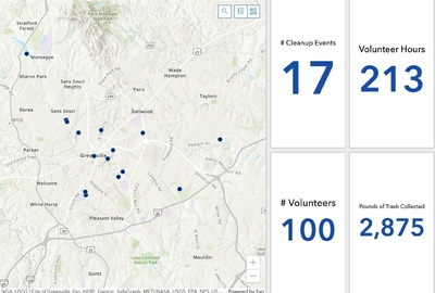 The 2021 At-Home Cleanup: 17 cleanup events, 100 volunteers, & 2,875 lbs collected!