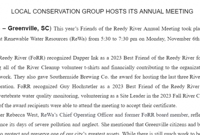 FoRR 2023 Annual Meeting Press Release