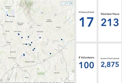 The 2021 At-Home Cleanup: 17 cleanup events, 100 volunteers, & 2,875 lbs collected!